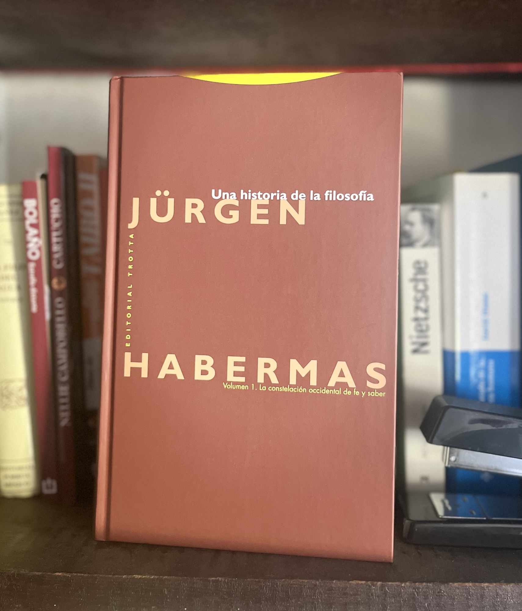 Reseña. “Una historia de la filosofía I y II” de Jürgen Habermas